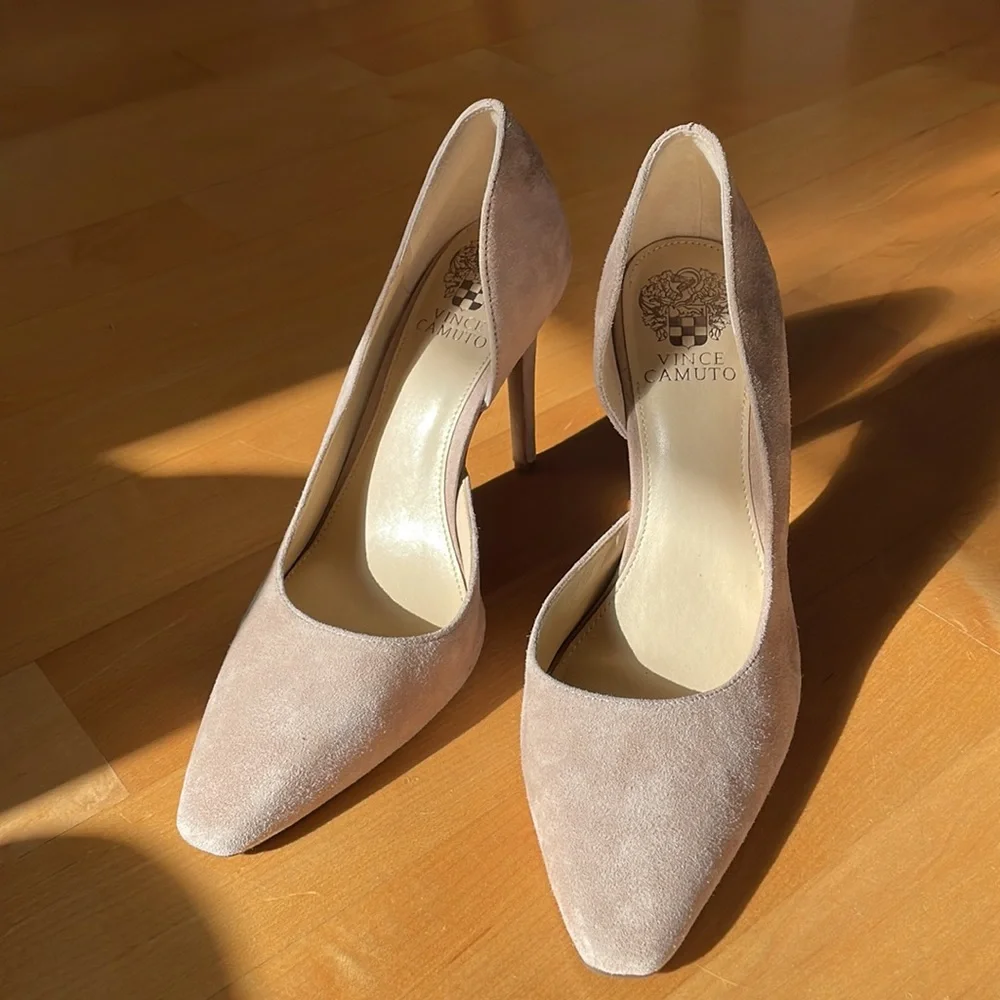 Vince Camuto suede Dorsey heels - Picture 12 of 12